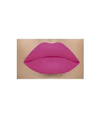 Colors Queen Beauty Lips Velvet Texture Non Transfer Matte Lipstick (Purple)-thumb2