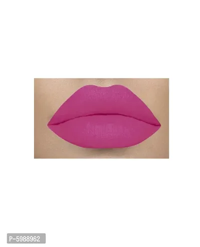Colors Queen Beauty Lips Velvet Texture Non Transfer Matte Lipstick (Purple)-thumb3