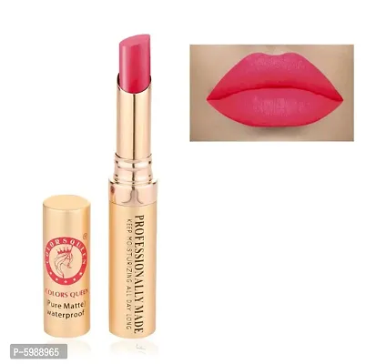 Colors Queen Beauty Lip Velvet Texture Non Transfer Lipstick (Neon)-thumb2