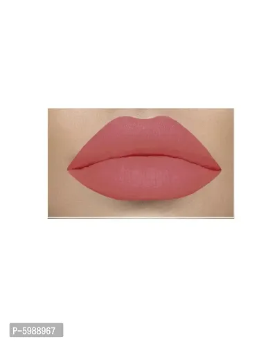 Colors Queen Beauty Lip Velvet Texture Non Transfer Lipstick (Peach)-thumb3