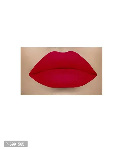 Colors Queen Beauty Lips Velvet Texture Matte Lipstick (Sexy Red)-thumb3