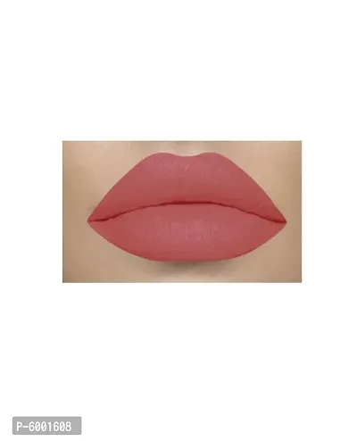 Colors Queen Beauty Lips Non Transfer Velvet Texture Lipstick (Kat Peach)-thumb3