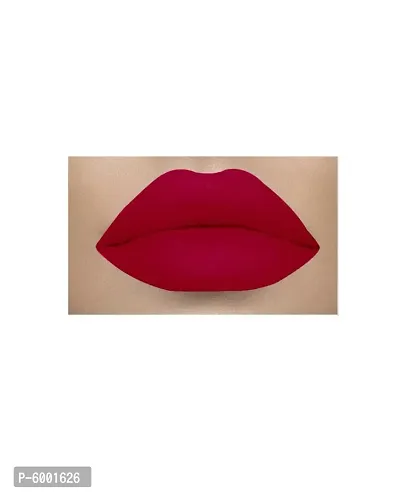 Colors Queen Beauty Lips NON Transfer Velvet Texture Lipstick (Chilli Red)-thumb2