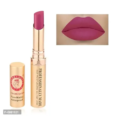 Colors Queen Beauty Lips Non transfer Velvet Texture Lipstick (Dark Coral)-thumb2