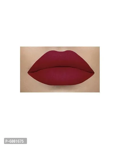 Colors Queen Beauty Lips Non transfer Velvet Texture Lipstick (Royal Maroon)-thumb3