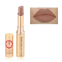 Colors Queen Beauty Lips Non Transfer Velvet Texture Lipstick (Gold Rich Red)-thumb1