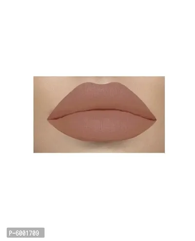 Colors Queen Beauty Lips Non Transfer Velvet Texture Lipstick (Gold Rich Red)-thumb3
