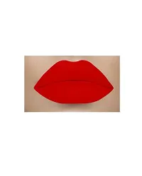 Colors Queen Beauty Lips Non Transfer Velvet Texture Lipstick (Rich Orange)-thumb2