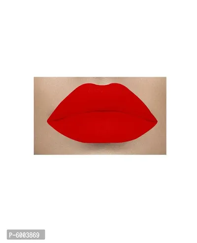 Colors Queen Beauty Lips Non Transfer Velvet Texture Lipstick (Rich Orange)-thumb3