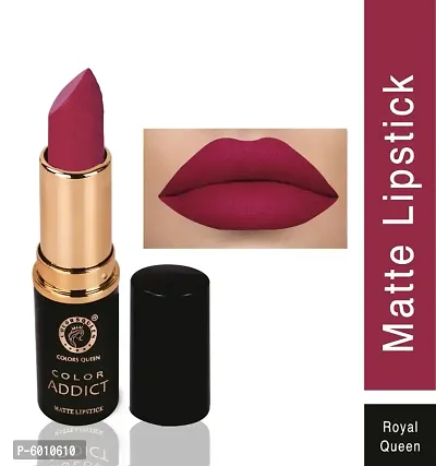 Colors Queen COLOR ADDICT Matte Lipstick (Royal Queen)-thumb0