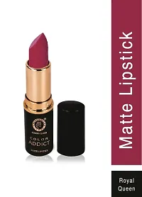 Colors Queen COLOR ADDICT Matte Lipstick (Royal Queen)-thumb1