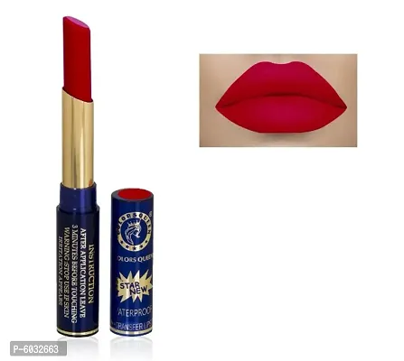 Colors Queen Star New Water Proof Non Transfer Lipstick (Red)-thumb2