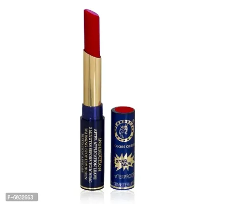 Colors Queen Star New Water Proof Non Transfer Lipstick (Red)-thumb3