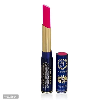 Colors Queen Star New Water Proof Non Transfer Lipstick (Pink)-thumb3