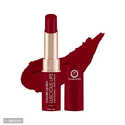 Modern Matte Lipstick for Women (Royal Rust Maroon)