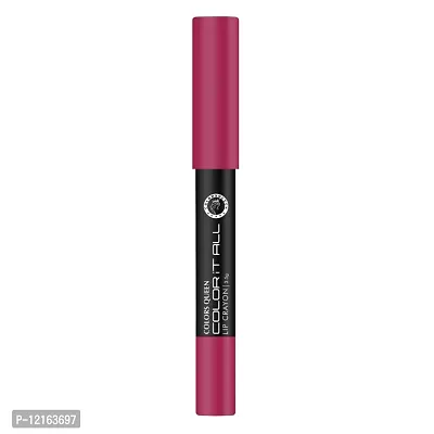 Colors Queen Color It All Lip Crayon | Non Transfer Lip Crayon Matte | Lip Crayons for women | 18 Hour Wear Smudge Proof Lipstick-thumb5