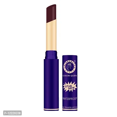 Colors Queen Queen Lips Matte Lipstick | Long Lasting Lipstick| Waterproof Lipstick| Non Transfer Lipstick | Smudge Free | Wine Mehroon - 2.4g-thumb4