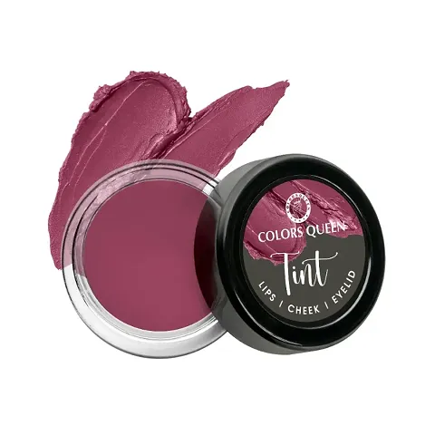 Colors Queen Tint for Cheeks and Lips - Enriched with Vitamin E and Essential Oils | Matte Lip and Cheek Tint for Lips, Cheeks and Eyelids | 100% Vegan and Cruelty Free Lip Tint for Women