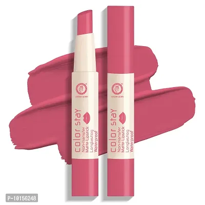 Colors Queen Color Stay Non Transfer Matte Lipstick (Pinky)