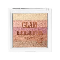 Colors Queen Professional make up Shimmer Glam highlighter Brick-thumb4