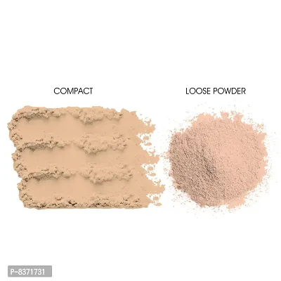 Colors Queen Highlighting Complexion Loose Powder + Compact (Natural Beige)-thumb3