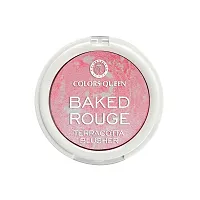 Colors Queen Terracotta Shimmer Blusher Contour (Ebony Peach, 6g)-thumb3