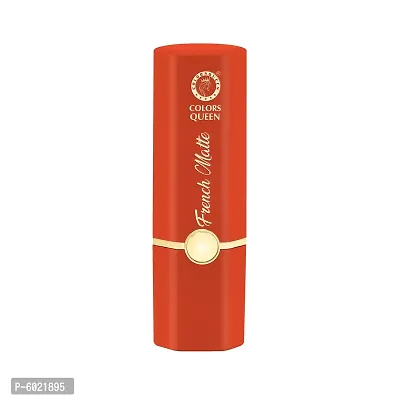 Colors Queen French Matte Water Proof Matte Lipstick (Orange)-thumb5