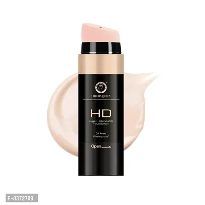 Colors Queen HD Super Blendable Oil Free Water Proof Foundation (IVORY)-thumb0
