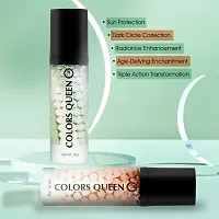 Colors Queen 3 in 1 Facial Primer | Lightweight, Long Lasting  Highly Moisturizing Formula | Long Lasting Dewy Primer for Face Makeup - 40g (02)-thumb1