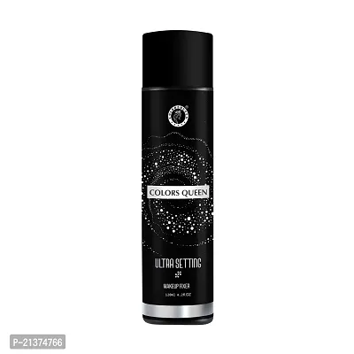 Colors Queen Ultra Setting Makeup Fixer Spray ndash; 120 ml | Long Lasting Makeup Setting Spray for Face Makeup | Keeps Makeup Intact, Hydrates, Soothes  Refreshes Skin | Non Sticky  Weightless Formula-thumb3