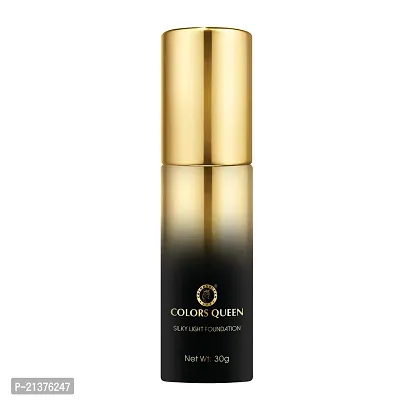 Colors Queen Silky Light Foundation | Lightweight Liquid Foundation with Dewy Finish | Weightless, Full Coverage and Long Lasting Foundation for Face Makeup (06 - Medium Beige)-thumb3