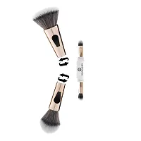 COLORS QUEEN 4 in 1 Foundation, Powder, Eyeshadow Blending and Flat Brush Set  (Pack of 4)-thumb2