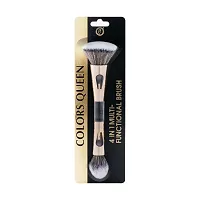 COLORS QUEEN 4 in 1 Foundation, Powder, Eyeshadow Blending and Flat Brush Set  (Pack of 4)-thumb3