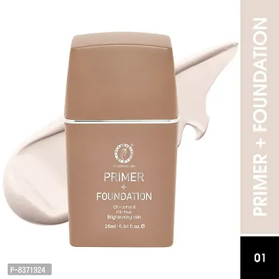 Colors Queen Oil Control Primer + Foundation (01) With Blender