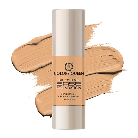 Colors Queen Oil Control And Oil Free Foundation With Color Correcting Eye Primer