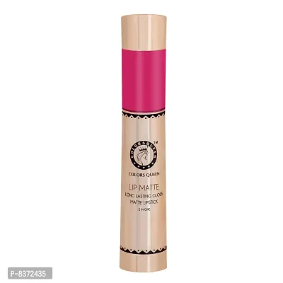 Colors Queen 2 In 1 Matte Lip Gloss (10 ml) and Lipstick -Very Pink, 2.5 g-thumb4