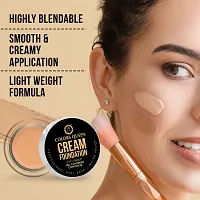 Colors Queen 2 in 1 Full Coverage Cream Foundation (FS-29) With Beauty Blender Pack of 2-thumb4