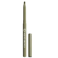 Colors Queen Extreme Color Kajal - 07 Golden Green, 0.4g | Smooth One Stroke Application Ultra Creamy Texture | Non Transfer, Smudge Proof, Water Proof Kajal | Long Lasting Eye Pencil Kajal for Women-thumb1