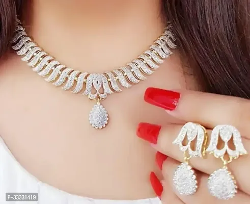 Stylish Alloy Jewellery Set For Women-thumb0