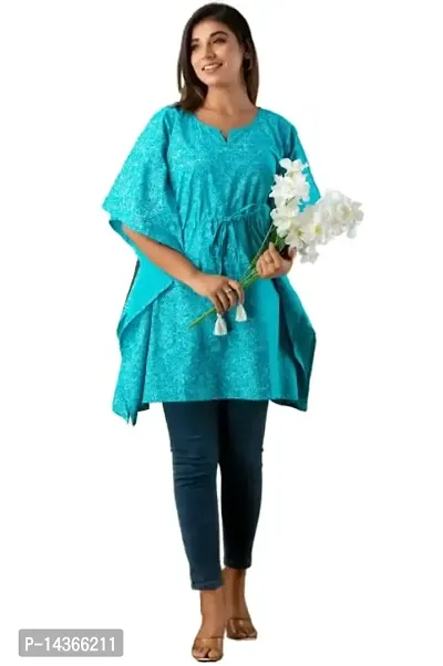 Women's Cotton Printed Kaftan Top for Women