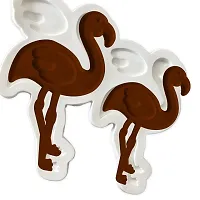 Stylish Flamingo Shape Silicone Garnish Mold-thumb2