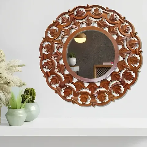 Wood Carving Mirror For Home