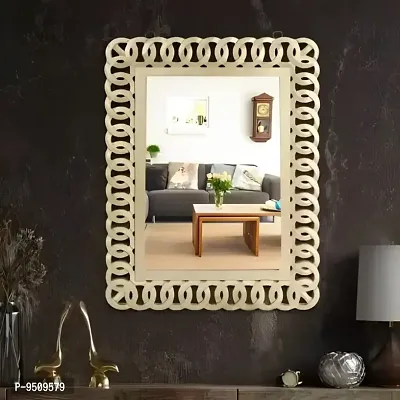 Wood Carving Wall Mirror For Living Room