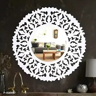 Wood Carving Wall Mirror For Living Room