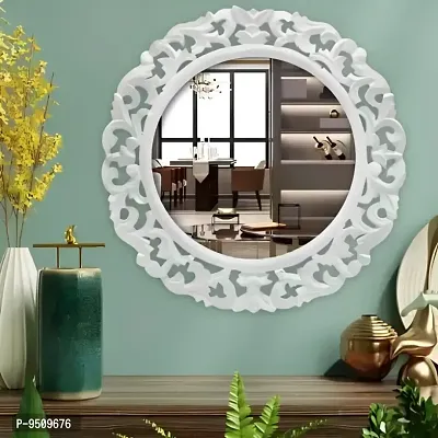 Wood Carving Wall Mirror For Living Room