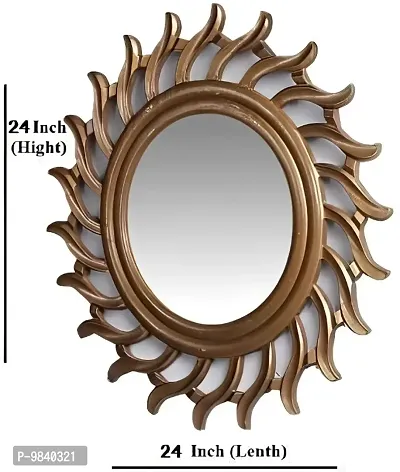 Wood Carving  Wall Mirror-thumb2