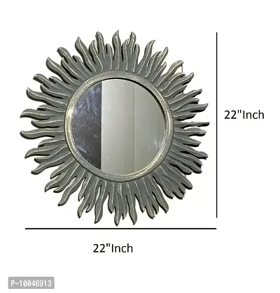 Wood Carving Wall Mirror For Living Room-thumb3