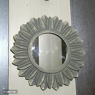 Wood Carving Wall Mirror For Living Room-thumb0