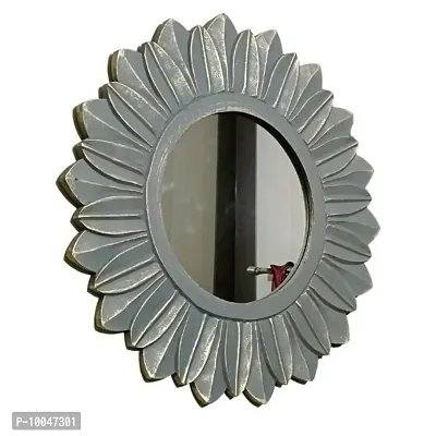 Wood Carving Wall Mirror For Living Room-thumb2