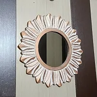 Wood Carving Wall Mirror For Living Room-thumb2